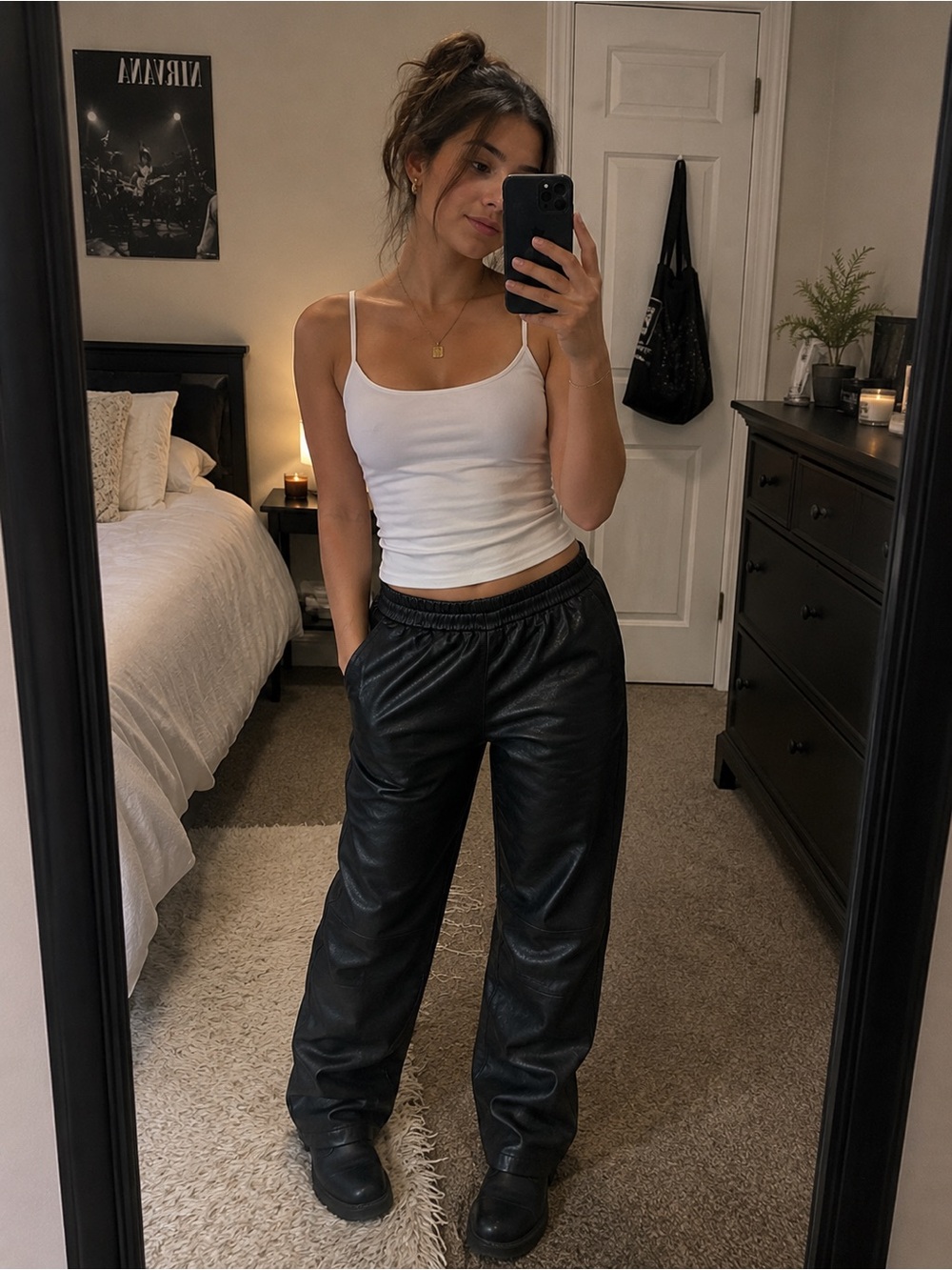 Margaret Godfrey Leather Pants